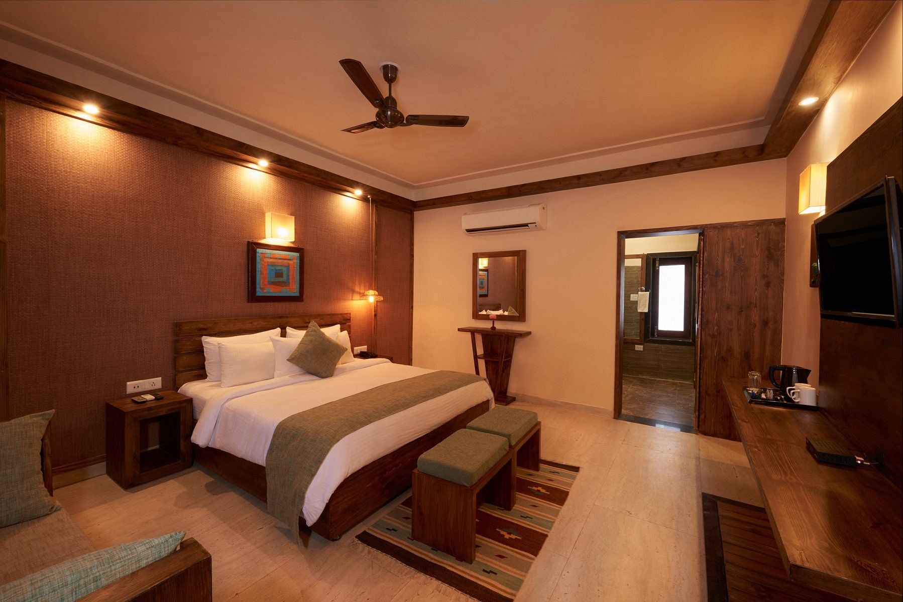 Twin or single sharing at Saalora Corbett Resort